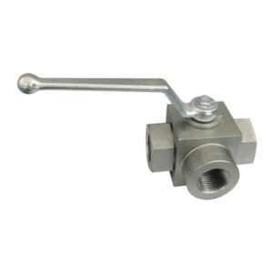 EH EHVT BK3 3-Way HP Ball Valve T-Type Steel